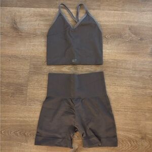 Set Active Sculptflex Tank Top & Biker Short Set